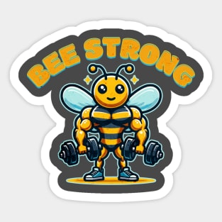 Bee Strong Sticker